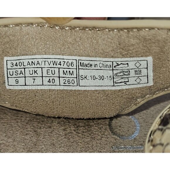 Vionic Women Lana Snake Skin Leather Podiatrist Designed Thong Sandals Sz 9 2496 - Picture 8 of 16